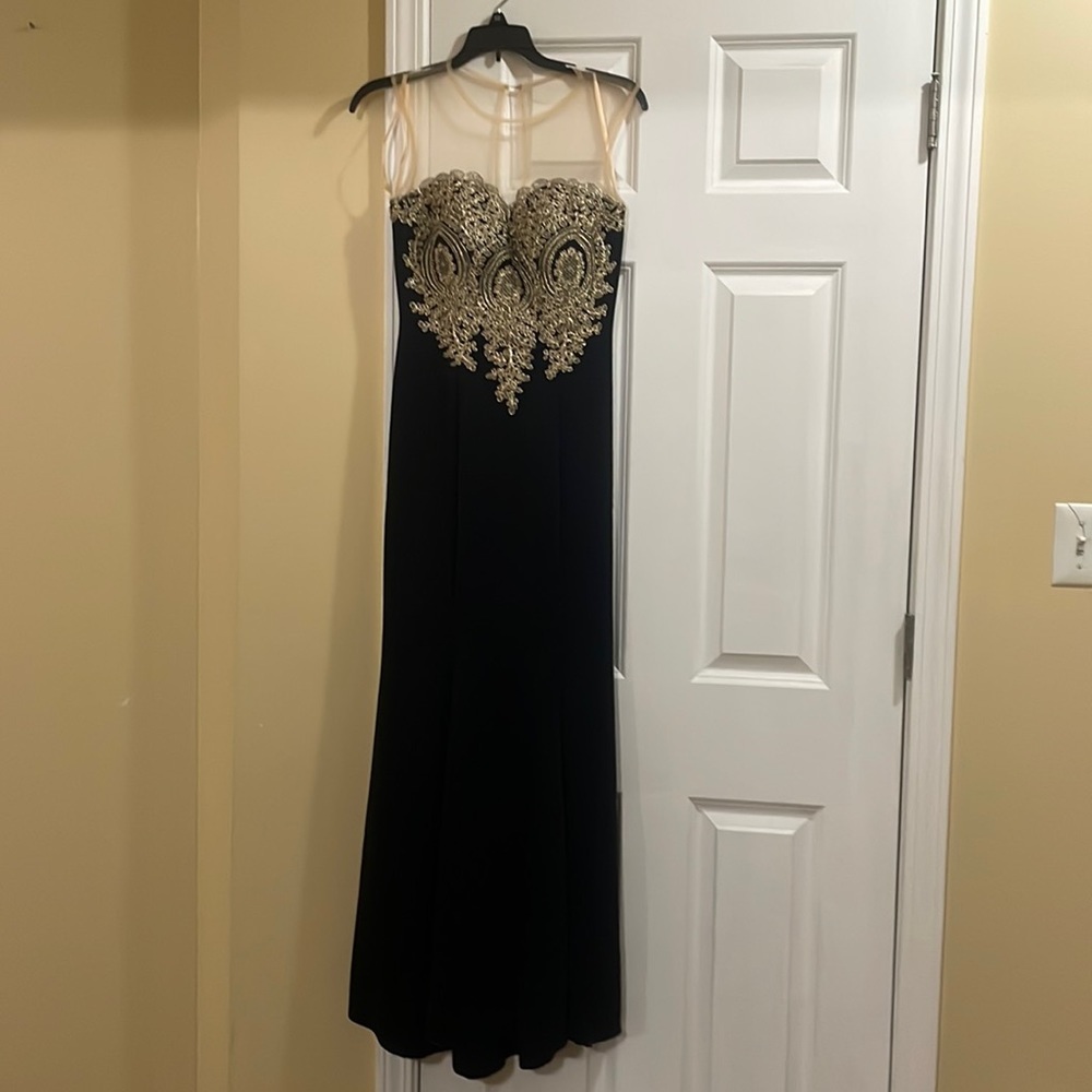 Black Mermaid Evening Dress